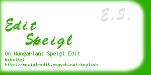 edit speigl business card